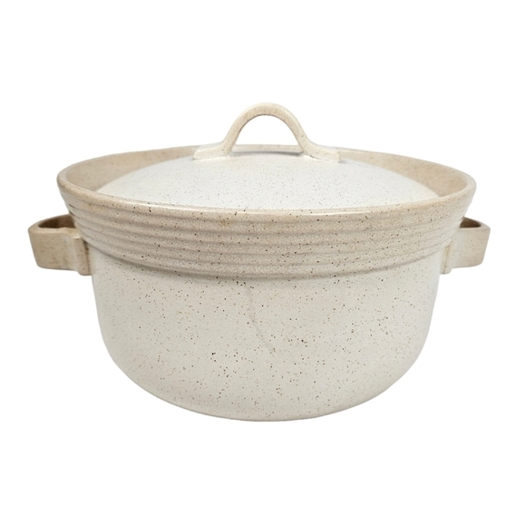 Vintage Shafford Speckled Flame Proof Stoneware Small Covered Casserole Dish - Picture 10 of 10